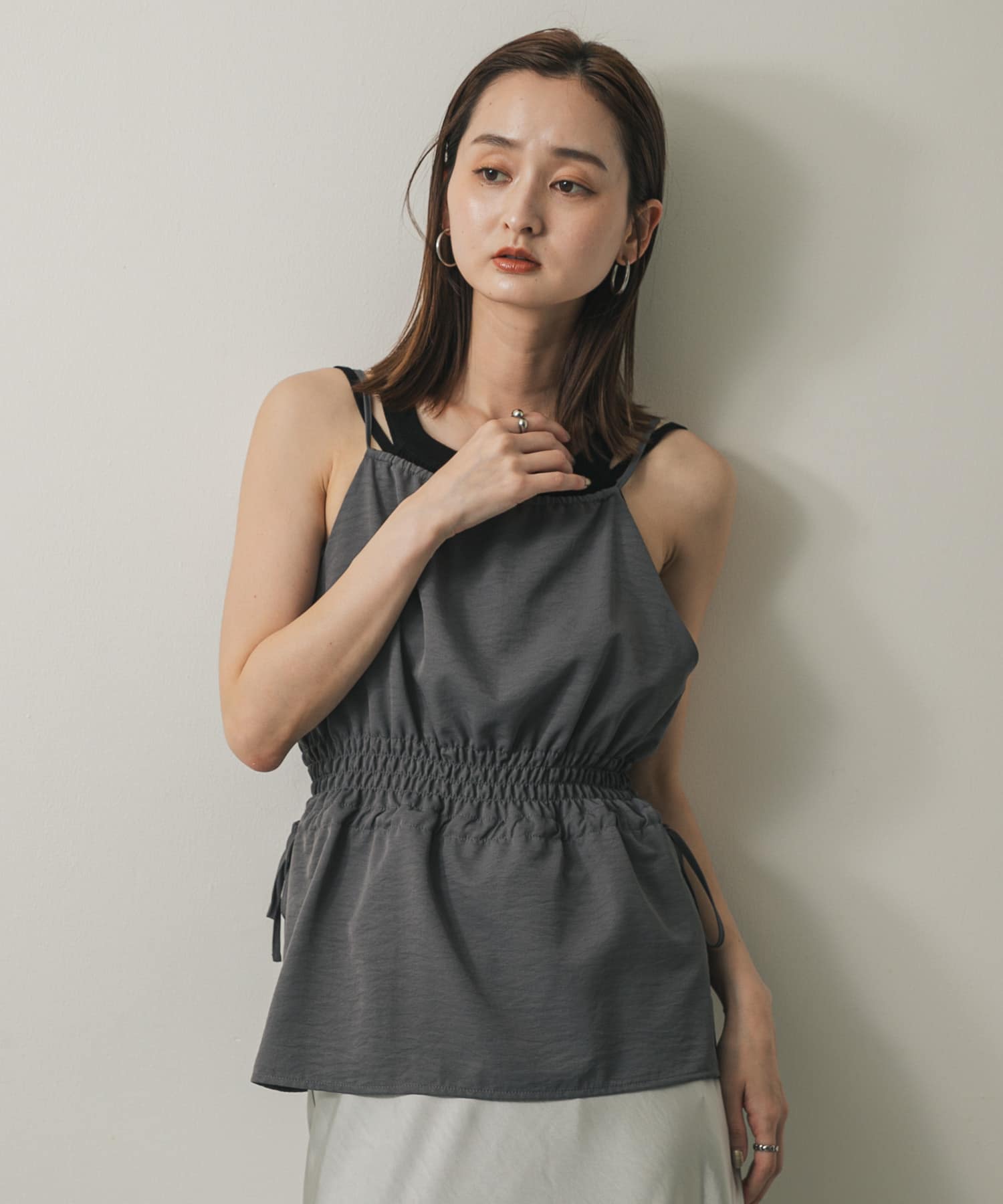 身長：169cm サイズ：one