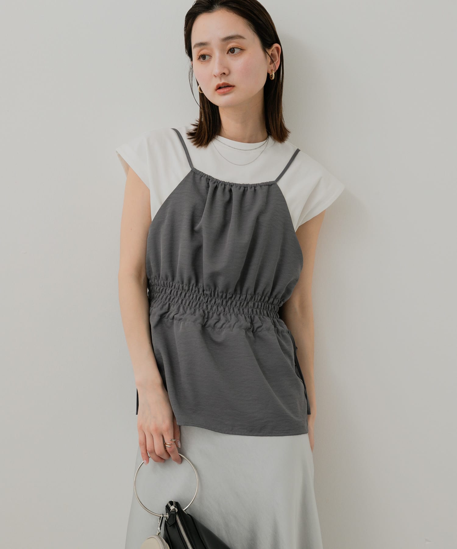 身長：169cm サイズ：one