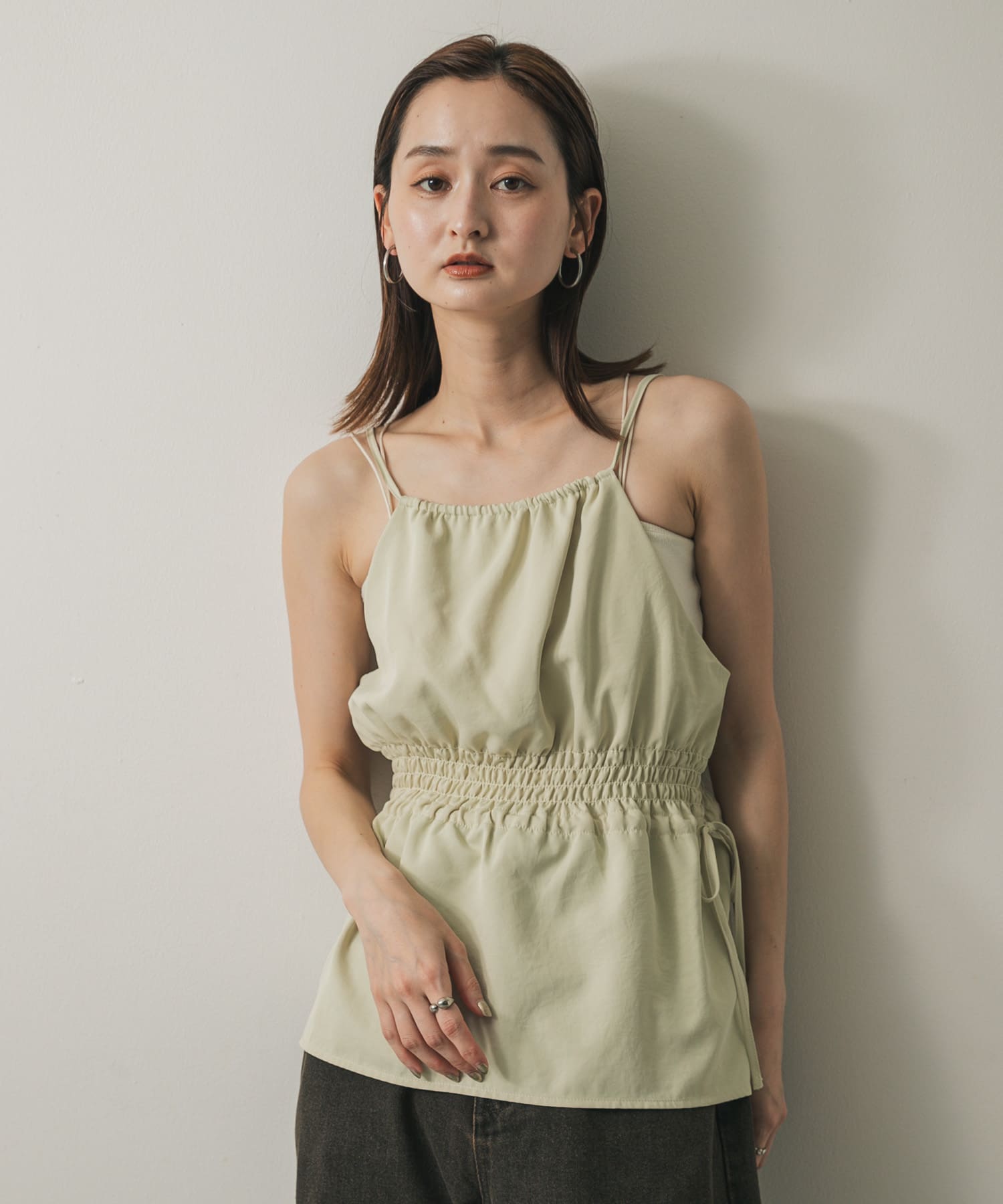 身長：169cm サイズ：one