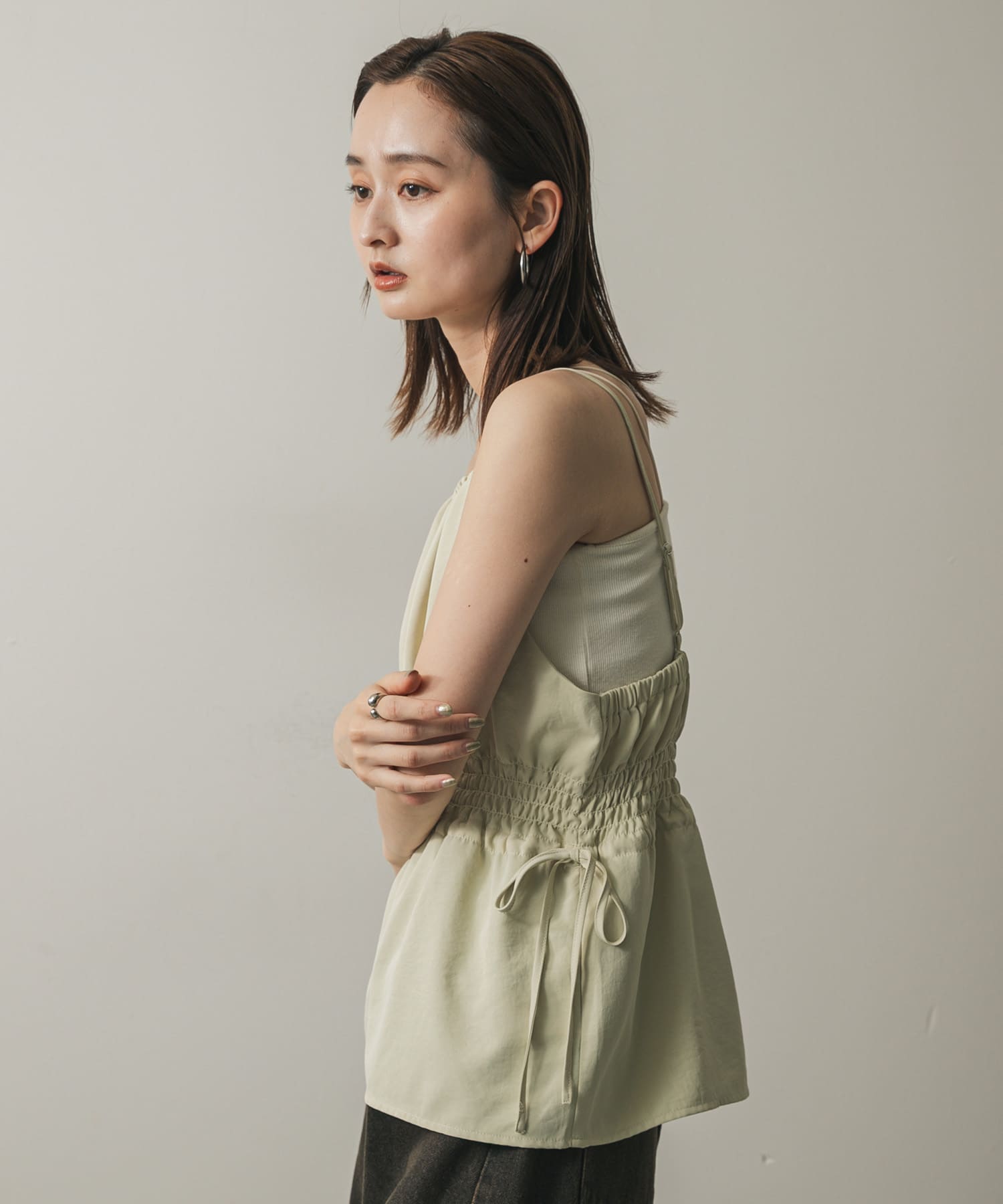 身長：169cm サイズ：one