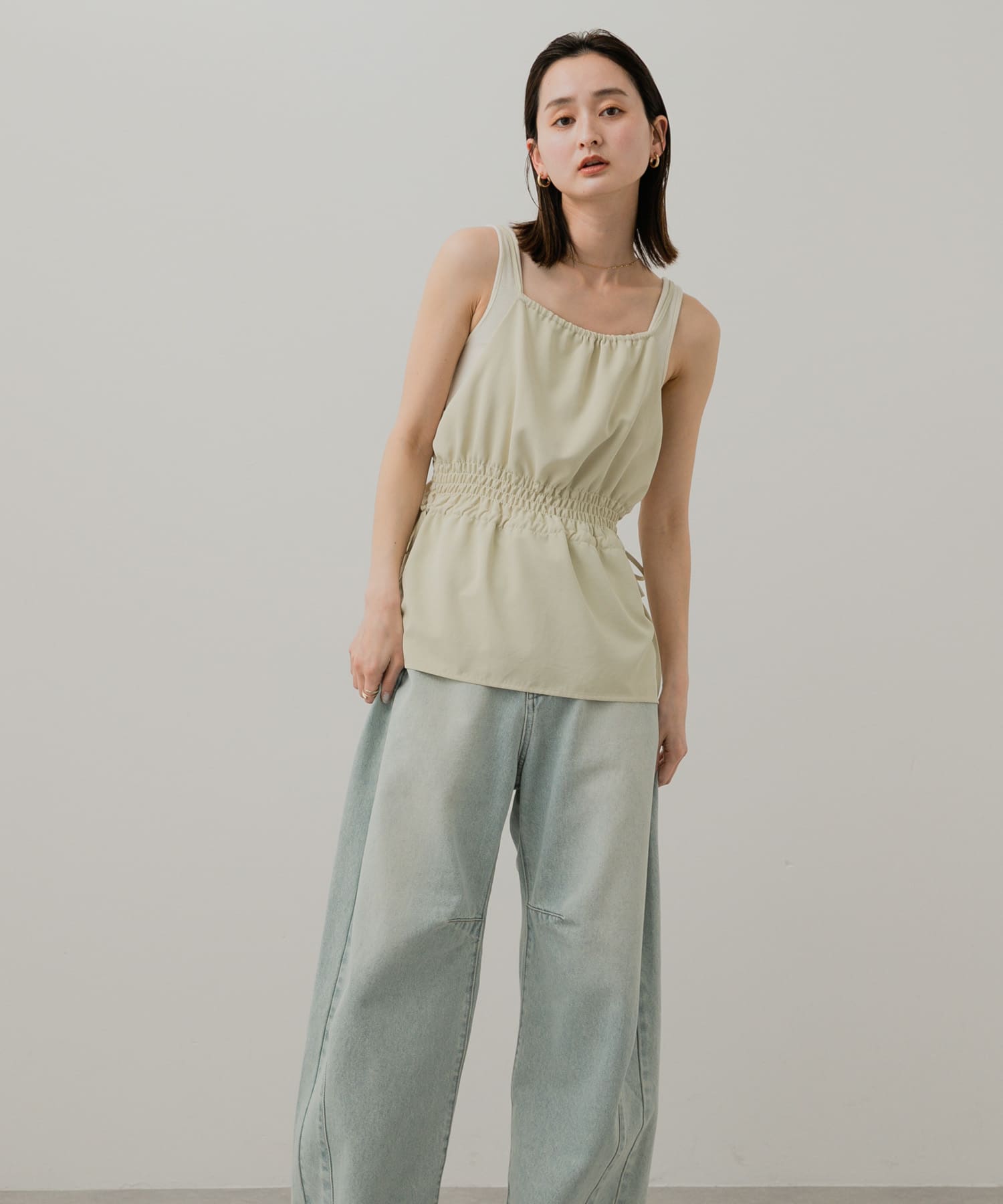 身長：169cm サイズ：one