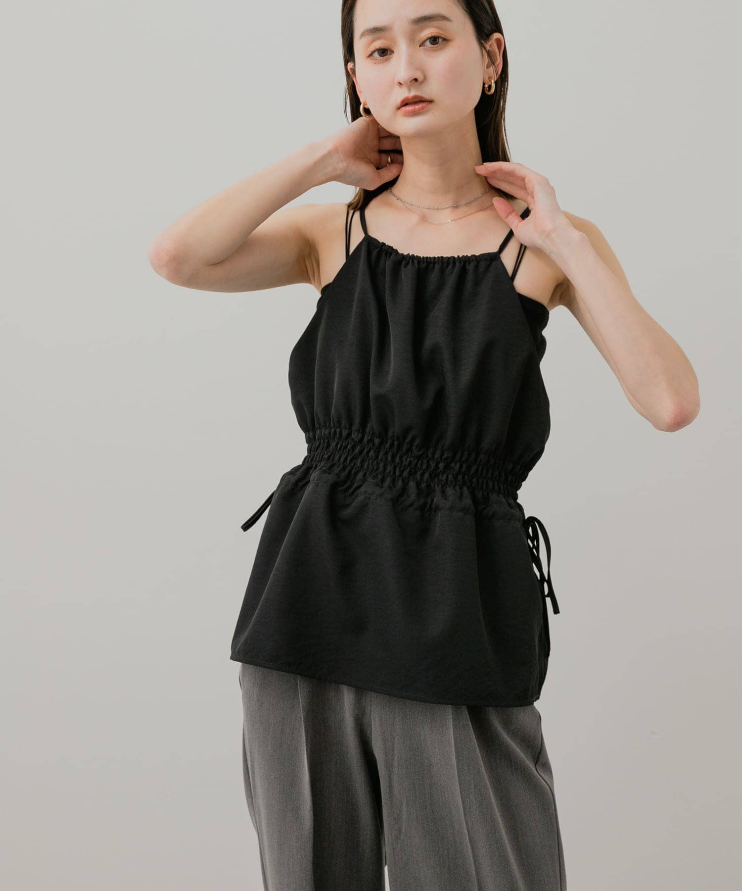 身長：169cm サイズ：one