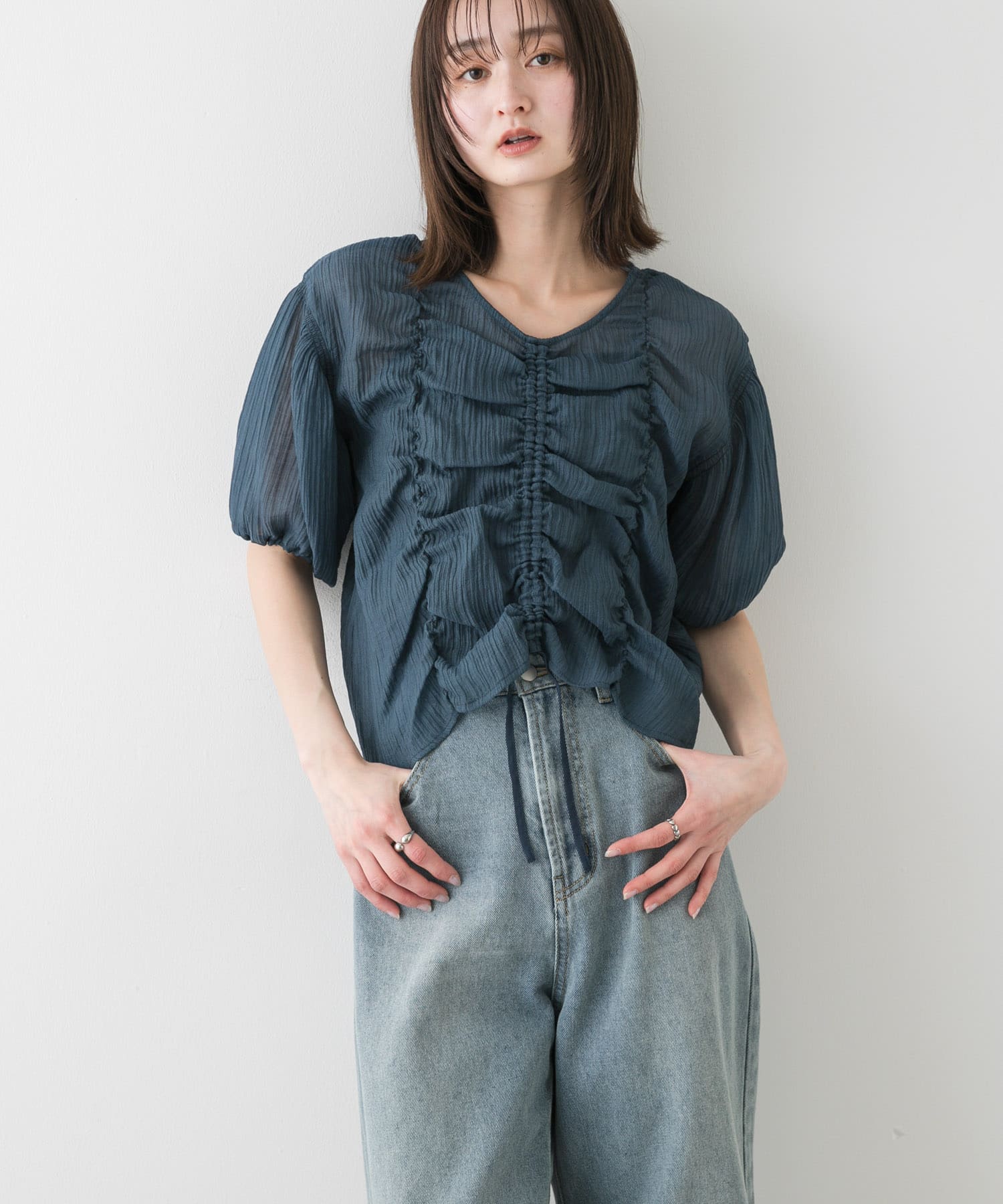 身長：169cm サイズ：one