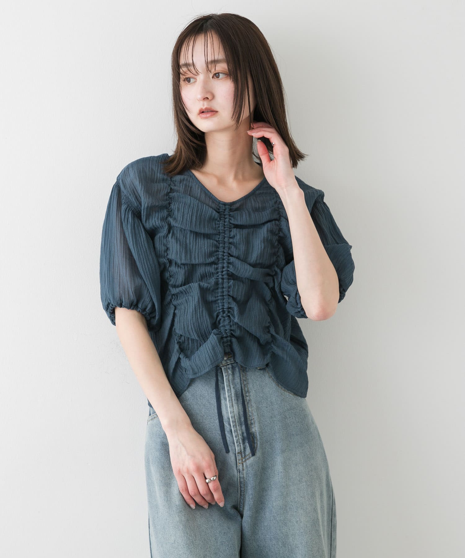 身長：169cm サイズ：one