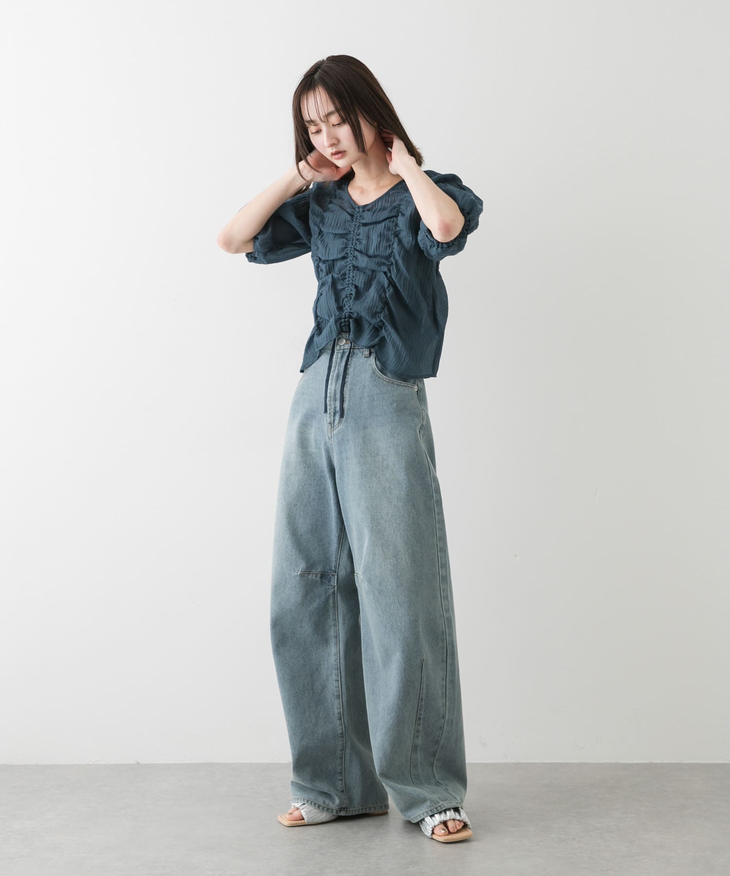 身長：169cm サイズ：one