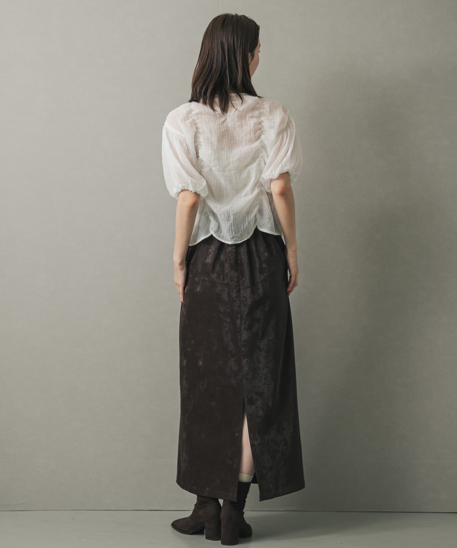 身長：169cm サイズ：one