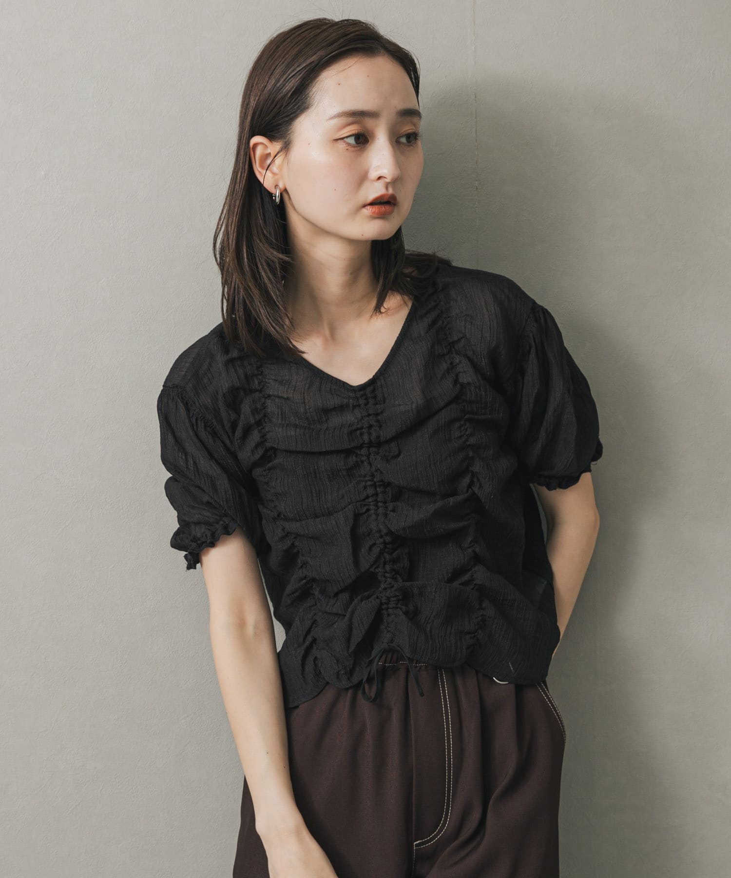 身長：169cm サイズ：one
