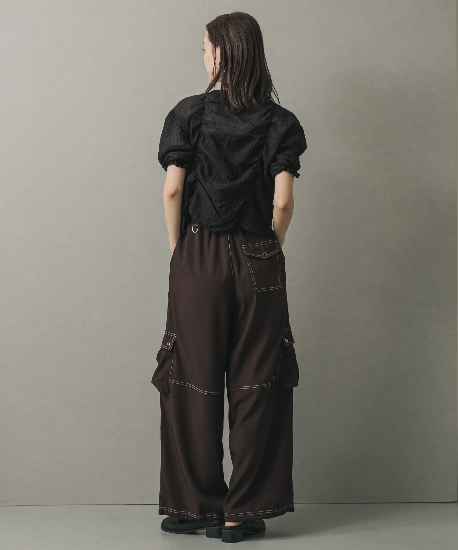 身長：169cm サイズ：one