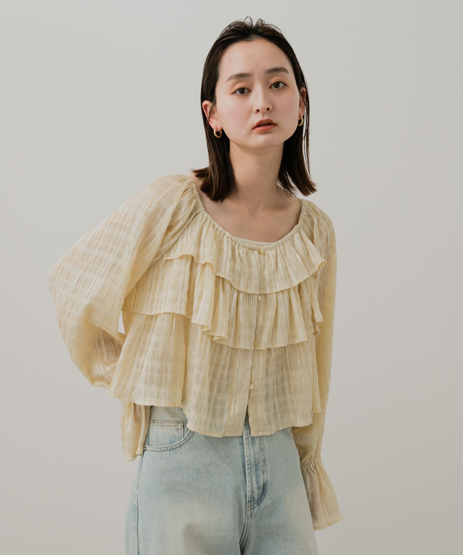 身長：169cm サイズ：one