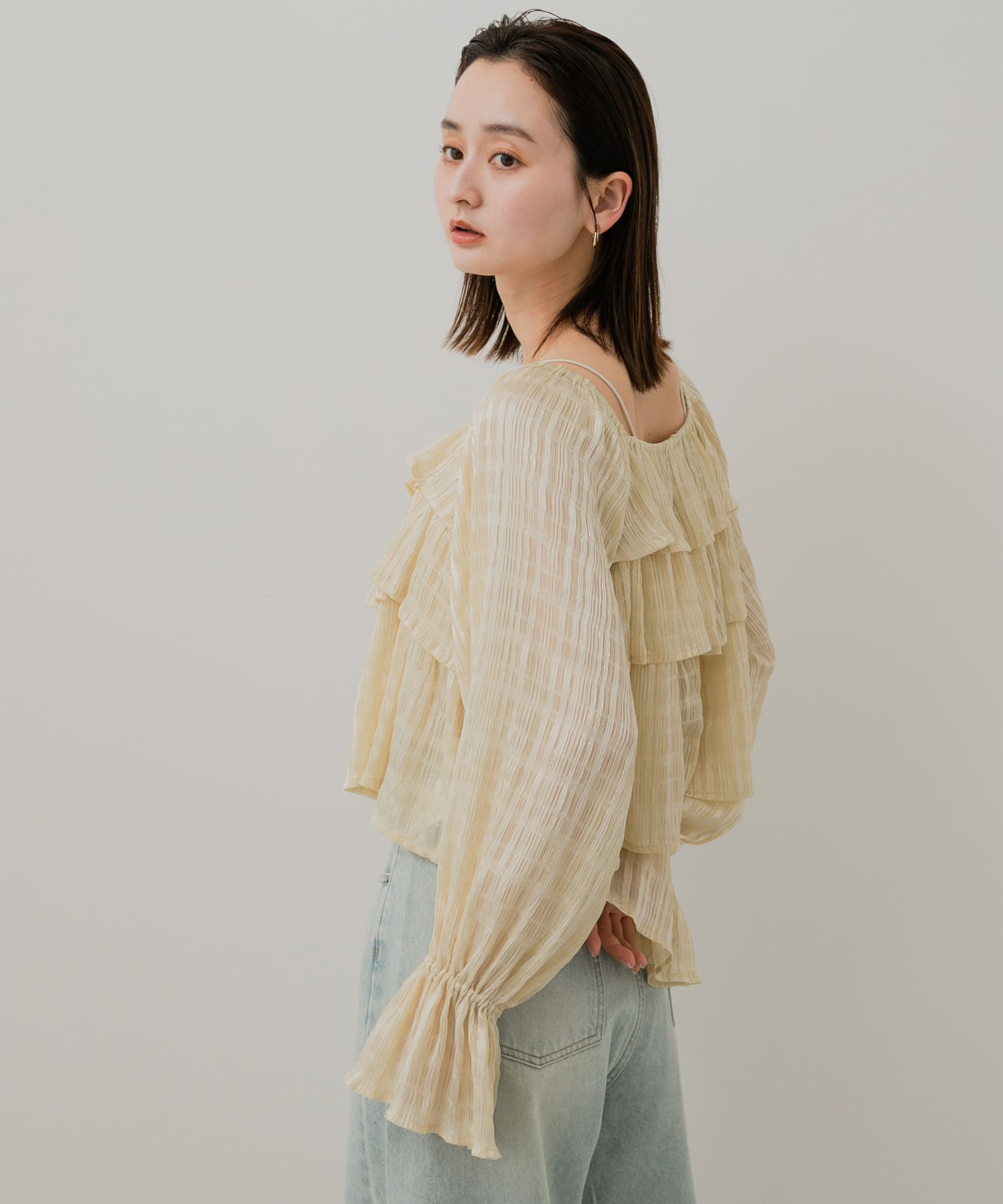 身長：169cm サイズ：one