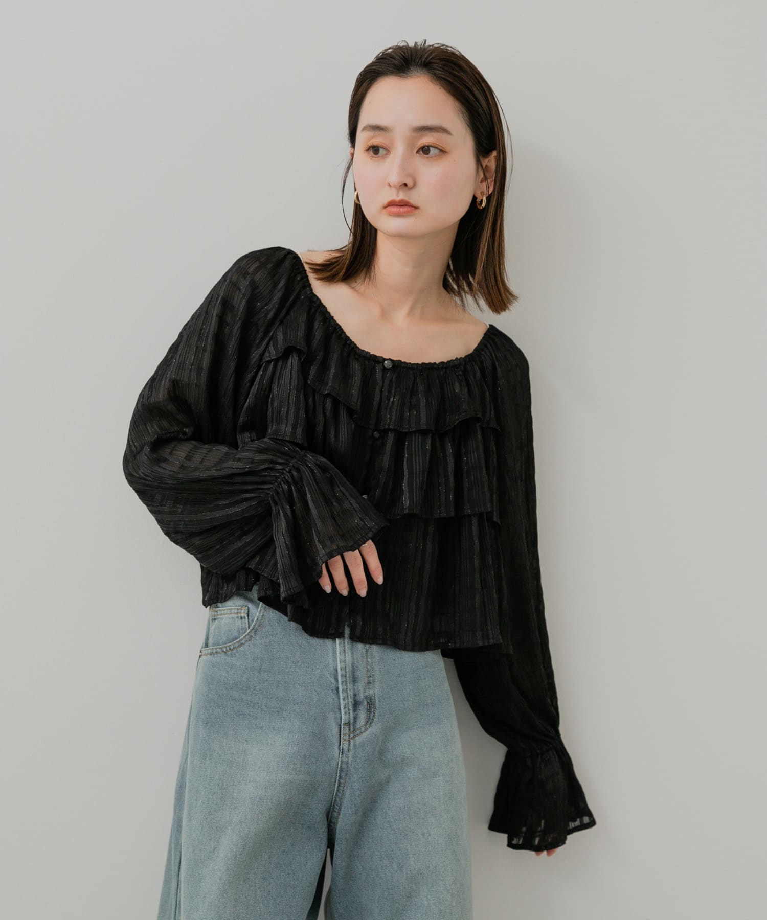 身長：169cm サイズ：one