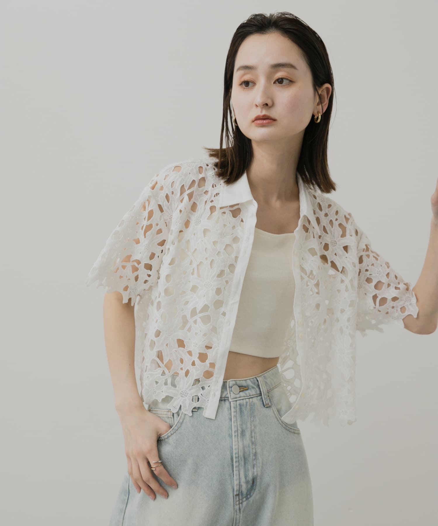 身長：169cm サイズ：one