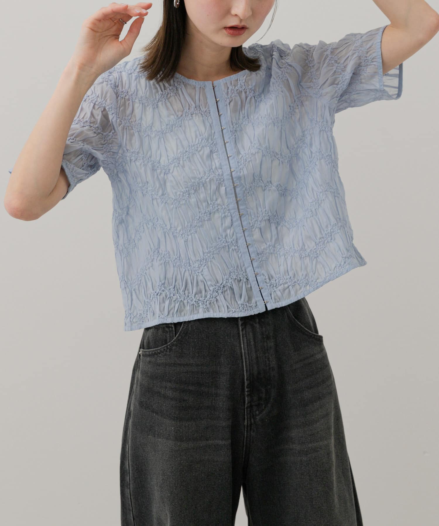 身長：169cm サイズ：one