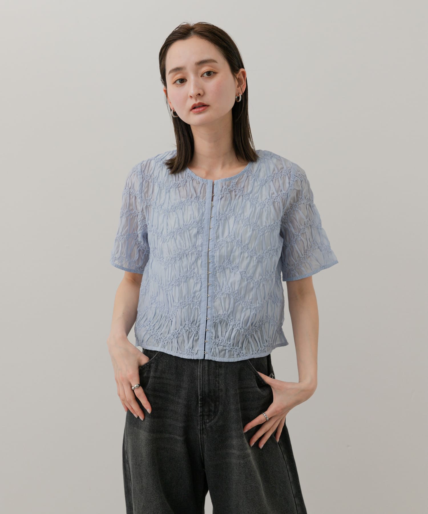 身長：169cm サイズ：one