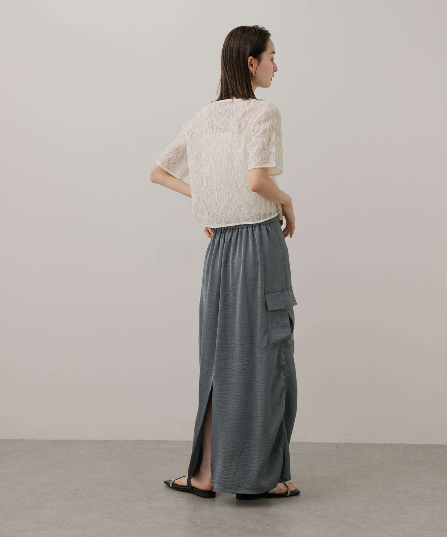 身長：169cm サイズ：one
