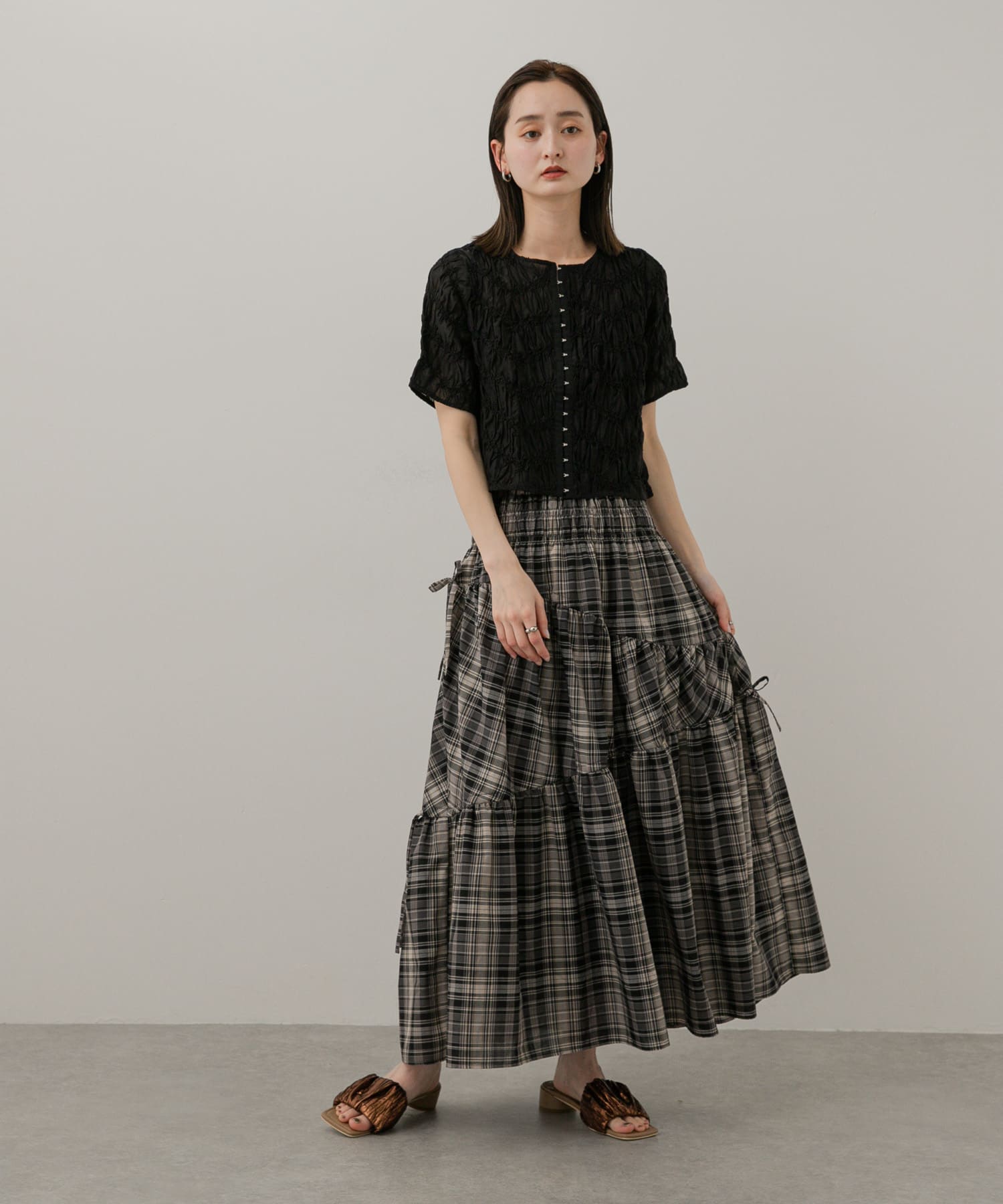 身長：169cm サイズ：one