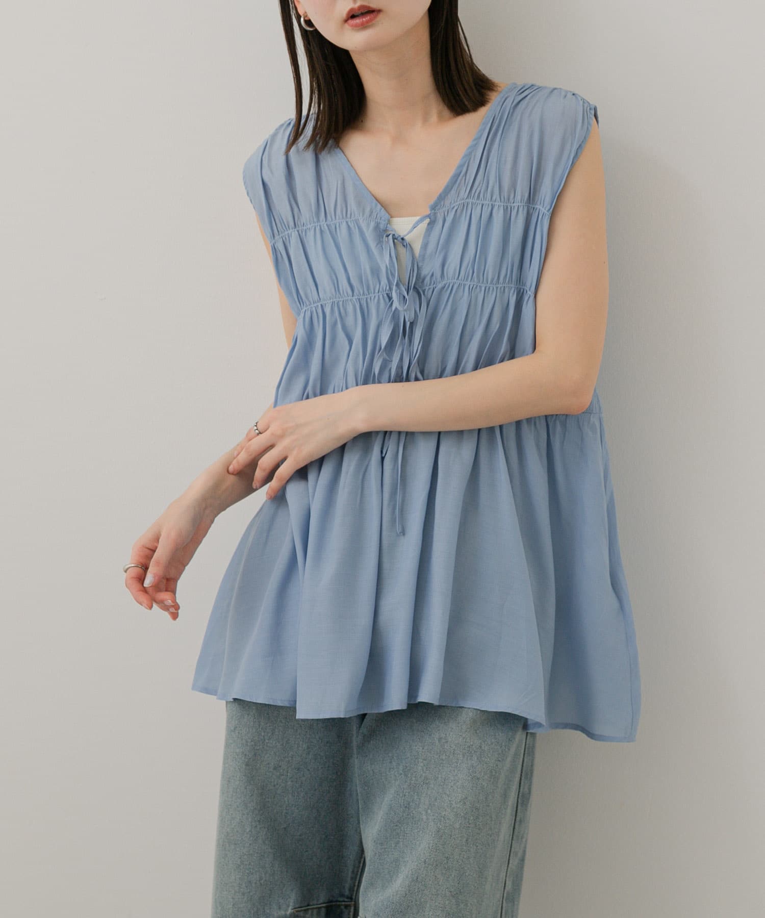 身長：169cm サイズ：one