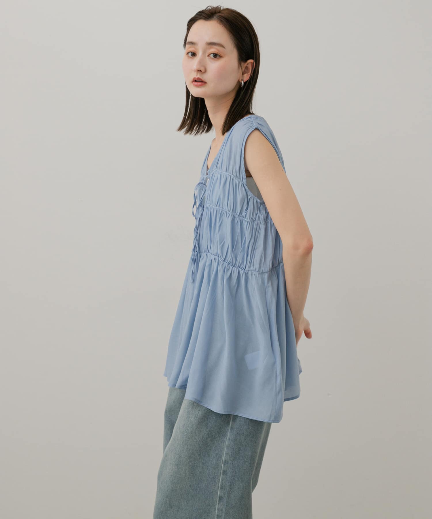 身長：169cm サイズ：one