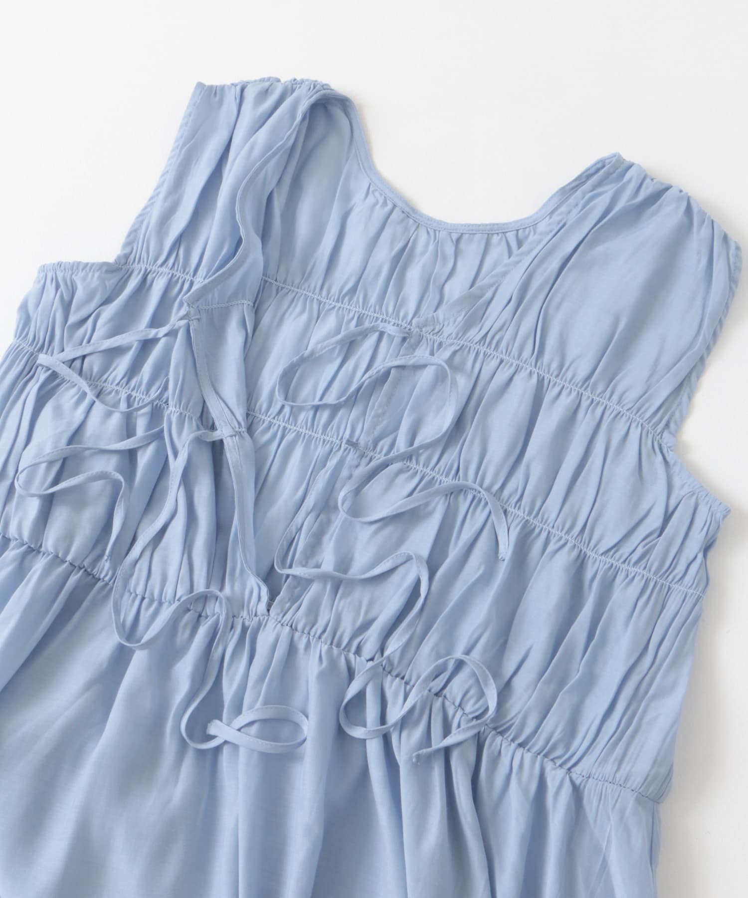 2WAYチュニックブラウス L.BLUE one