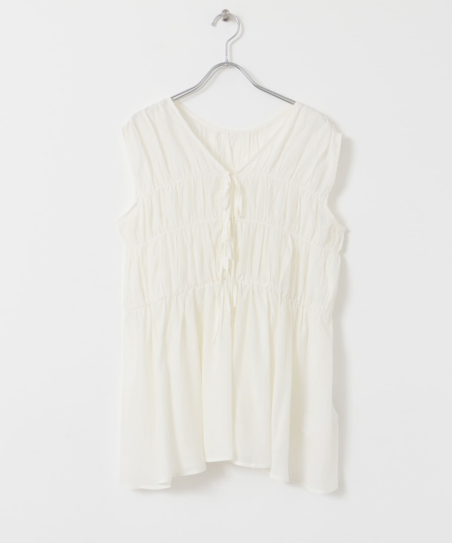 2WAYチュニックブラウス IVORY one