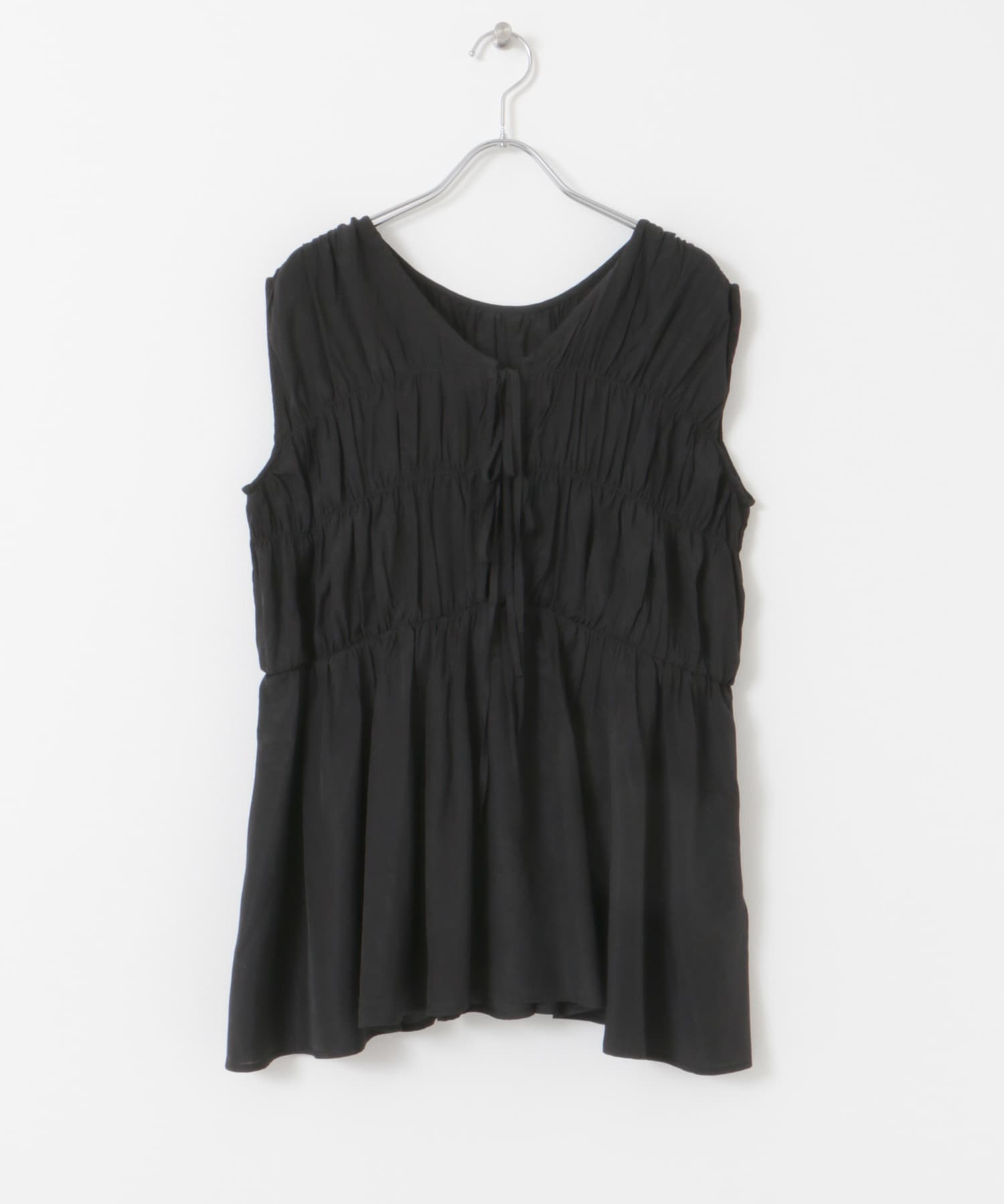 2WAYチュニックブラウス BLACK one