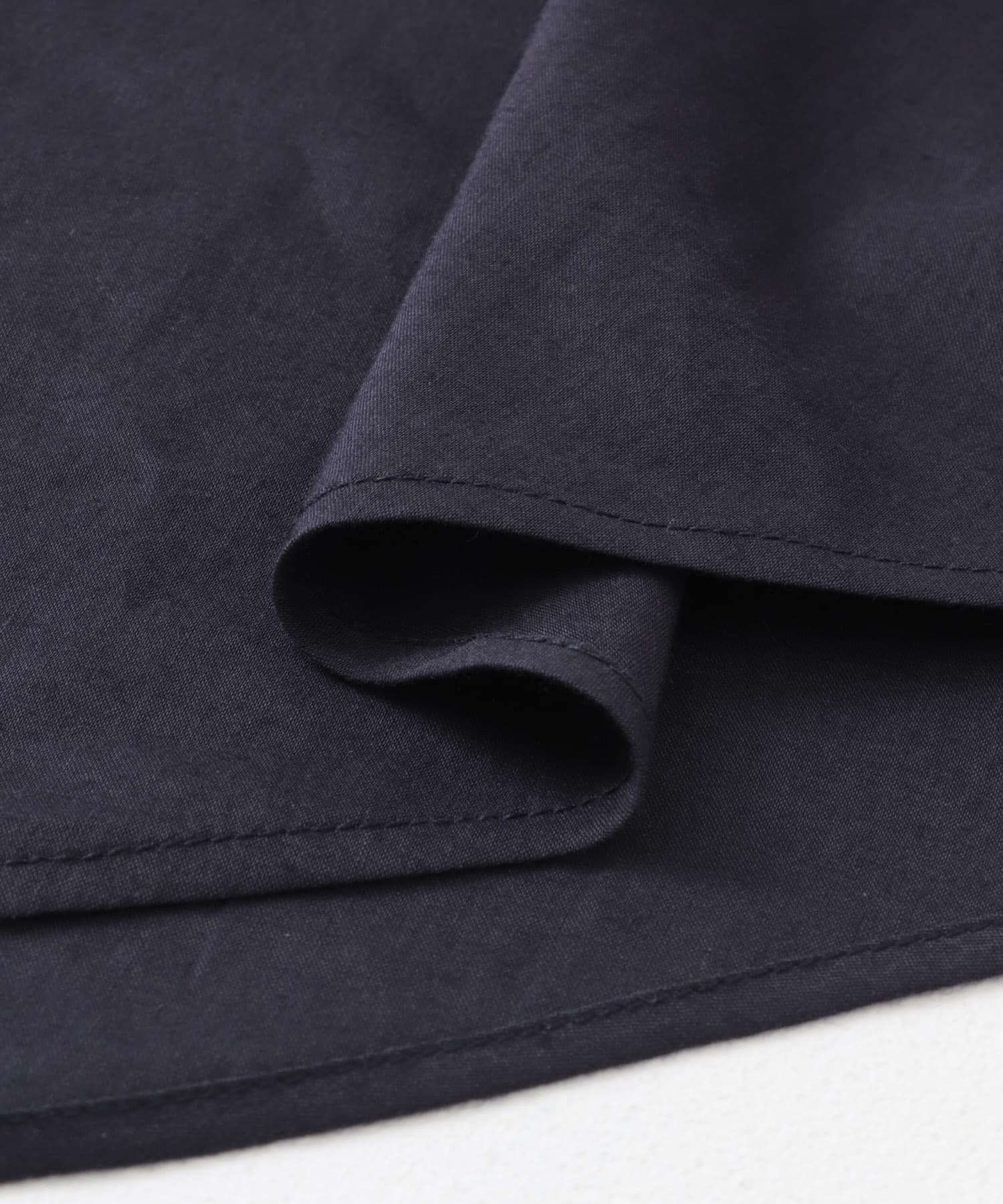 アシンメトリーシャーリングトップ NAVY one