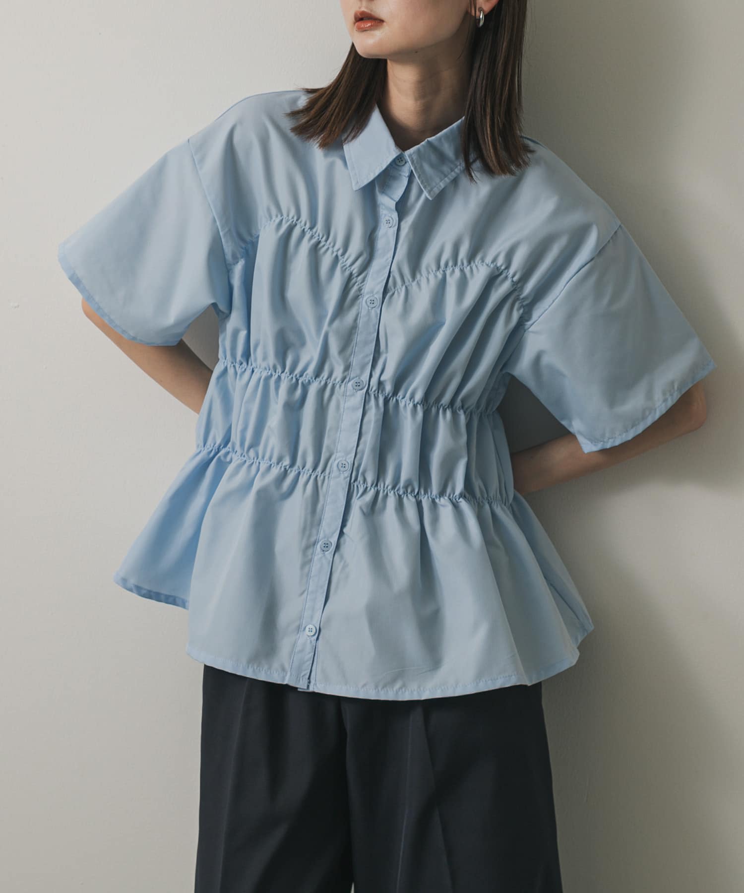 『WEB限定』シャーリングシャツ(半袖)