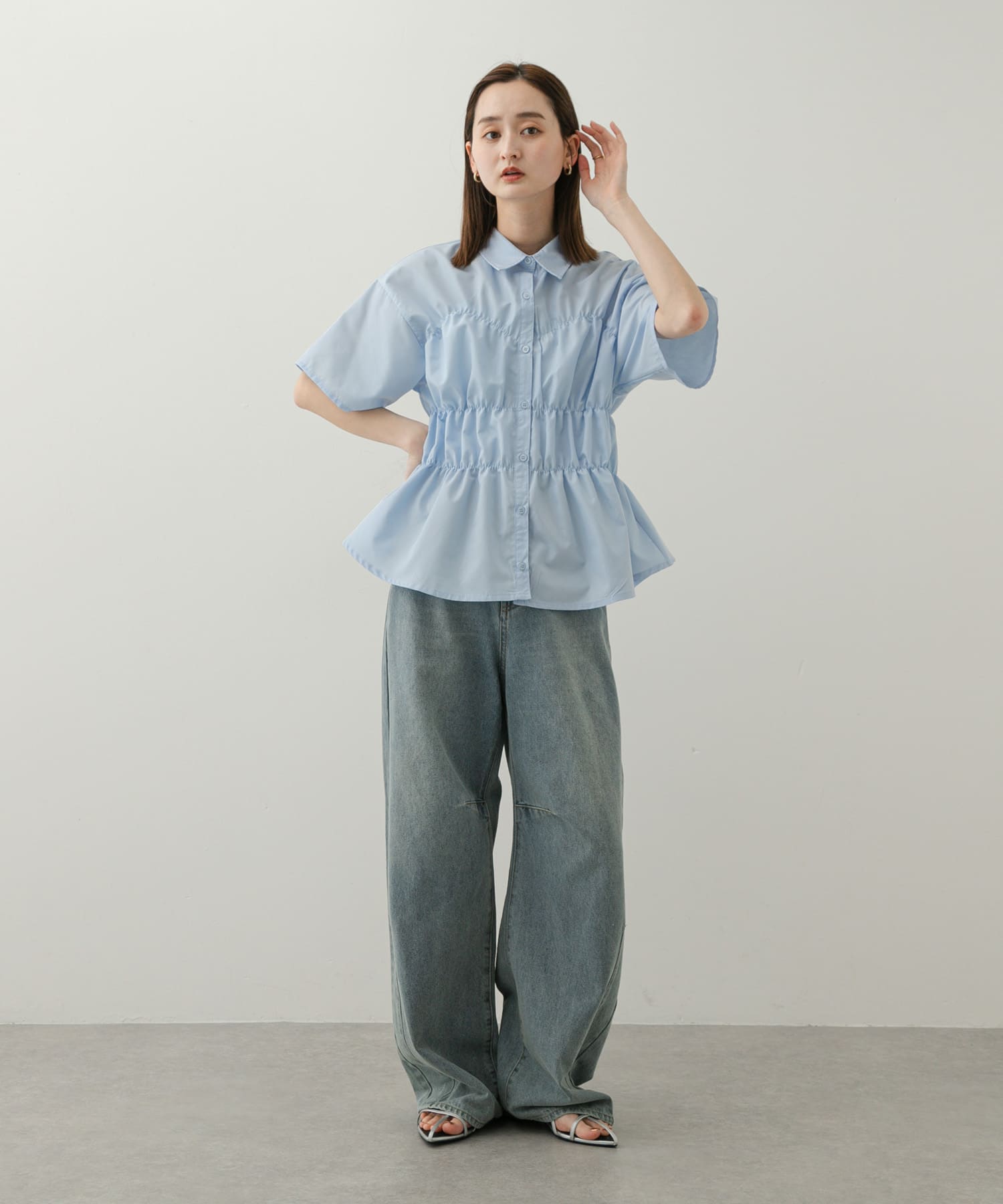 身長：169cm サイズ：one