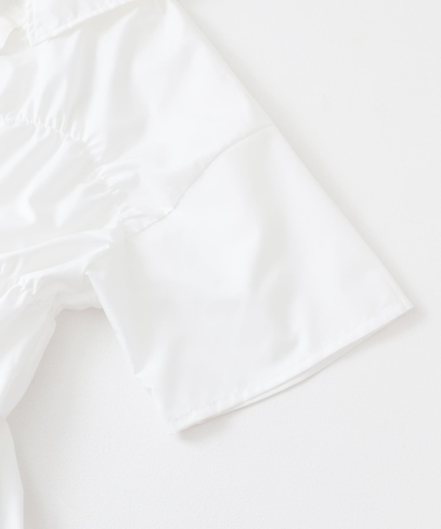 『WEB限定』シャーリングシャツ(半袖) OFF WHITE one