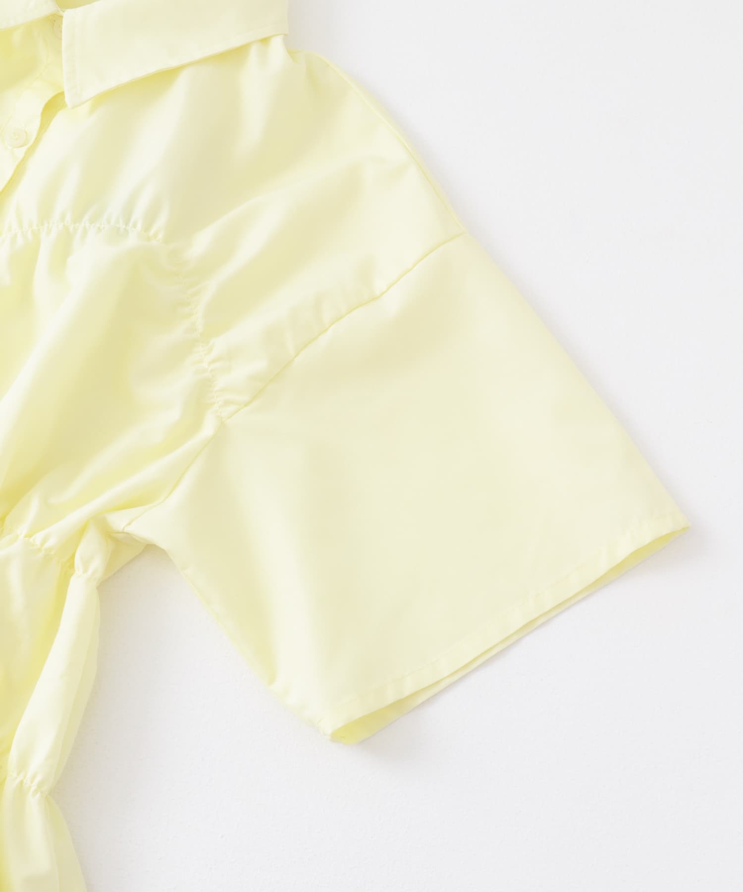『WEB限定』シャーリングシャツ(半袖) YELLOW one