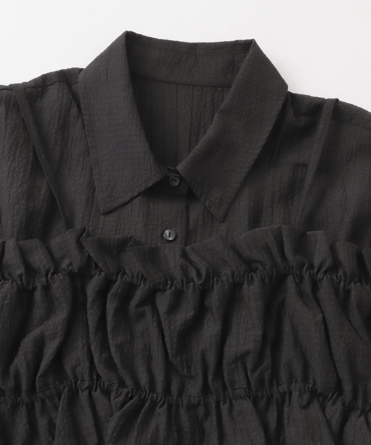 ビスチェセットノースリーブシャツ BLACK one