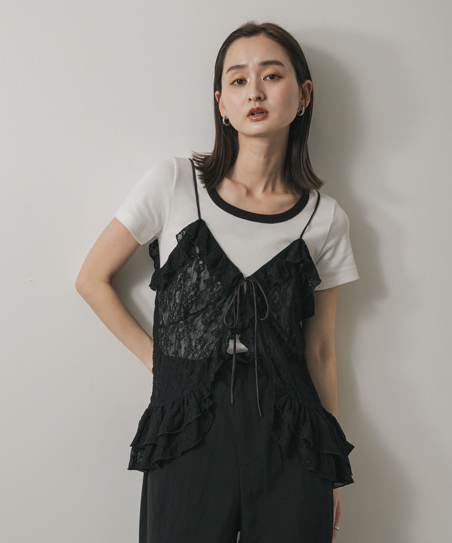 身長：169cm サイズ：one