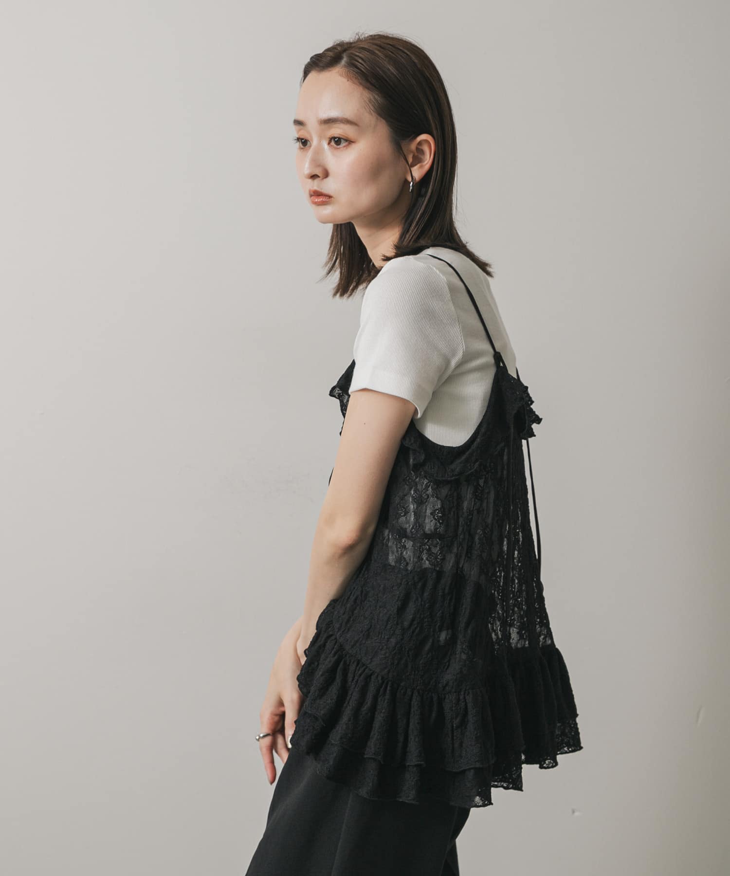 身長：169cm サイズ：one