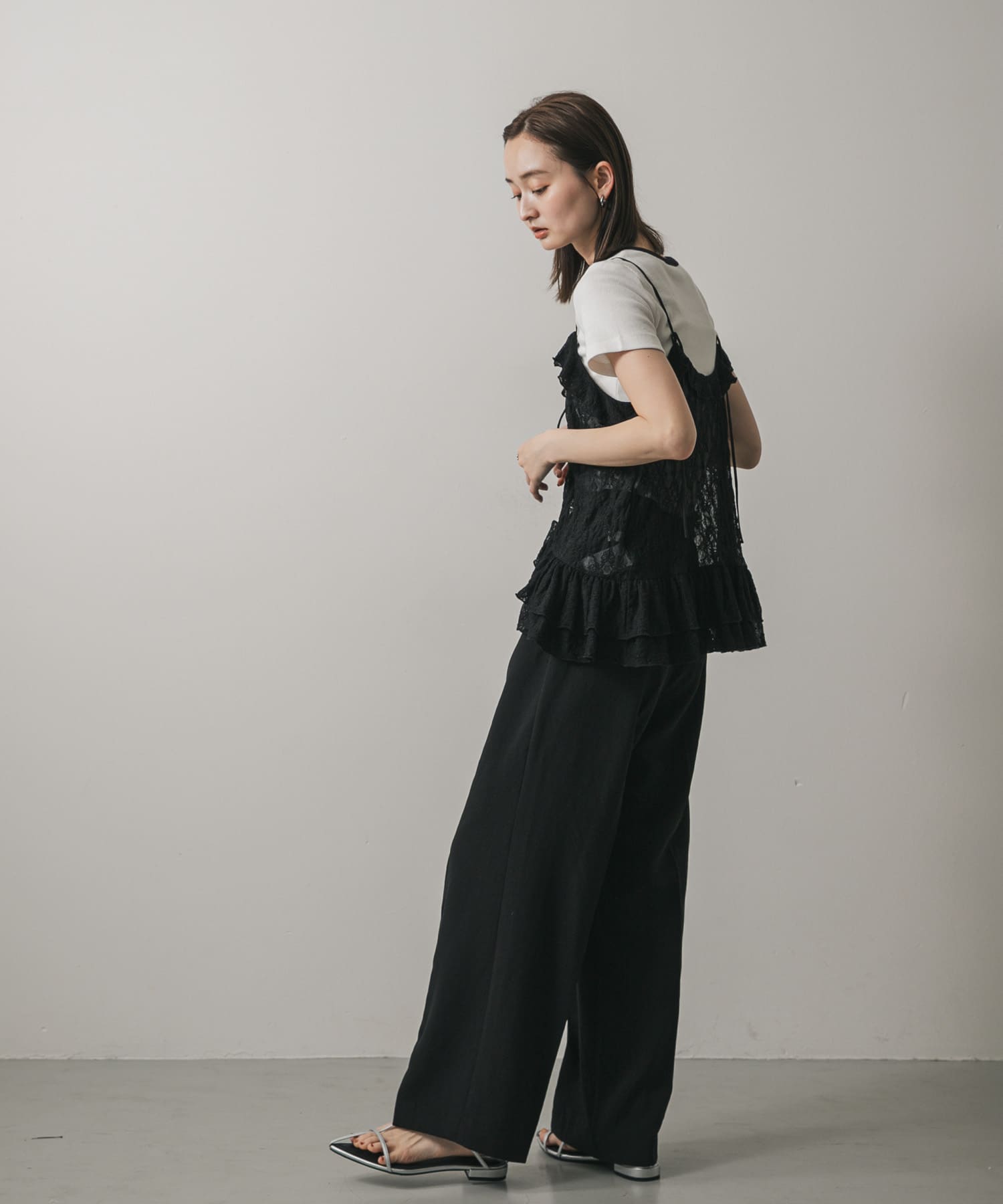 身長：169cm サイズ：one