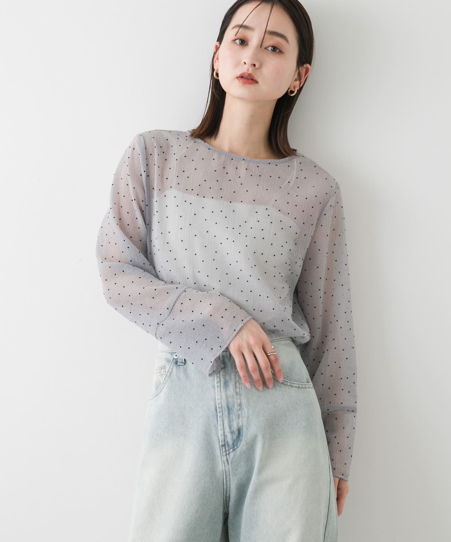 身長：169cm サイズ：one