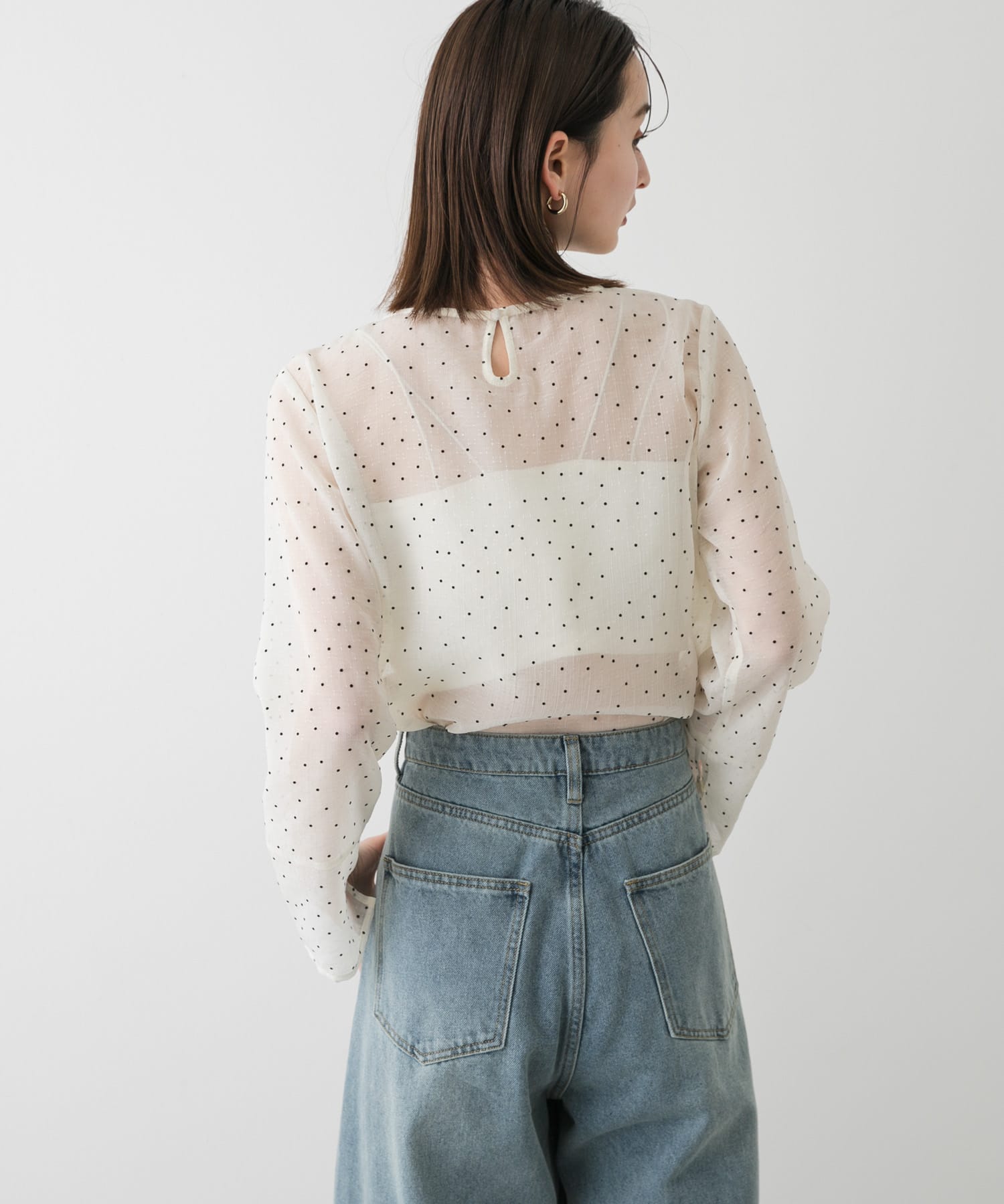 身長：169cm サイズ：one