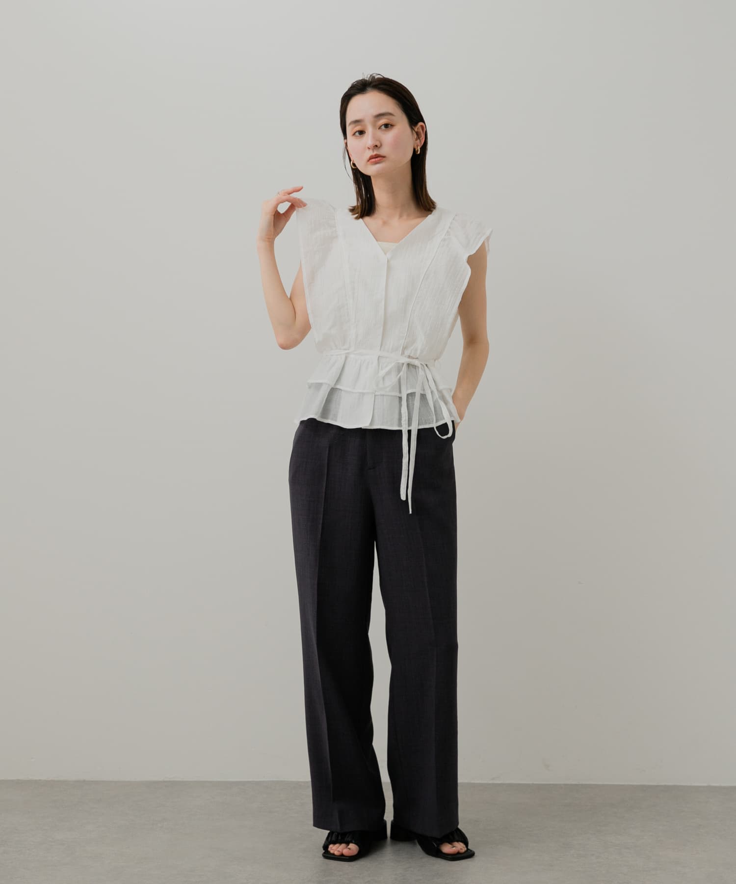 身長：169cm サイズ：one