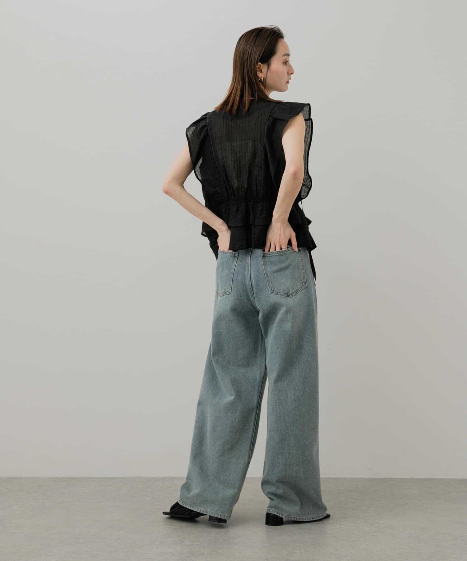 身長：169cm サイズ：one