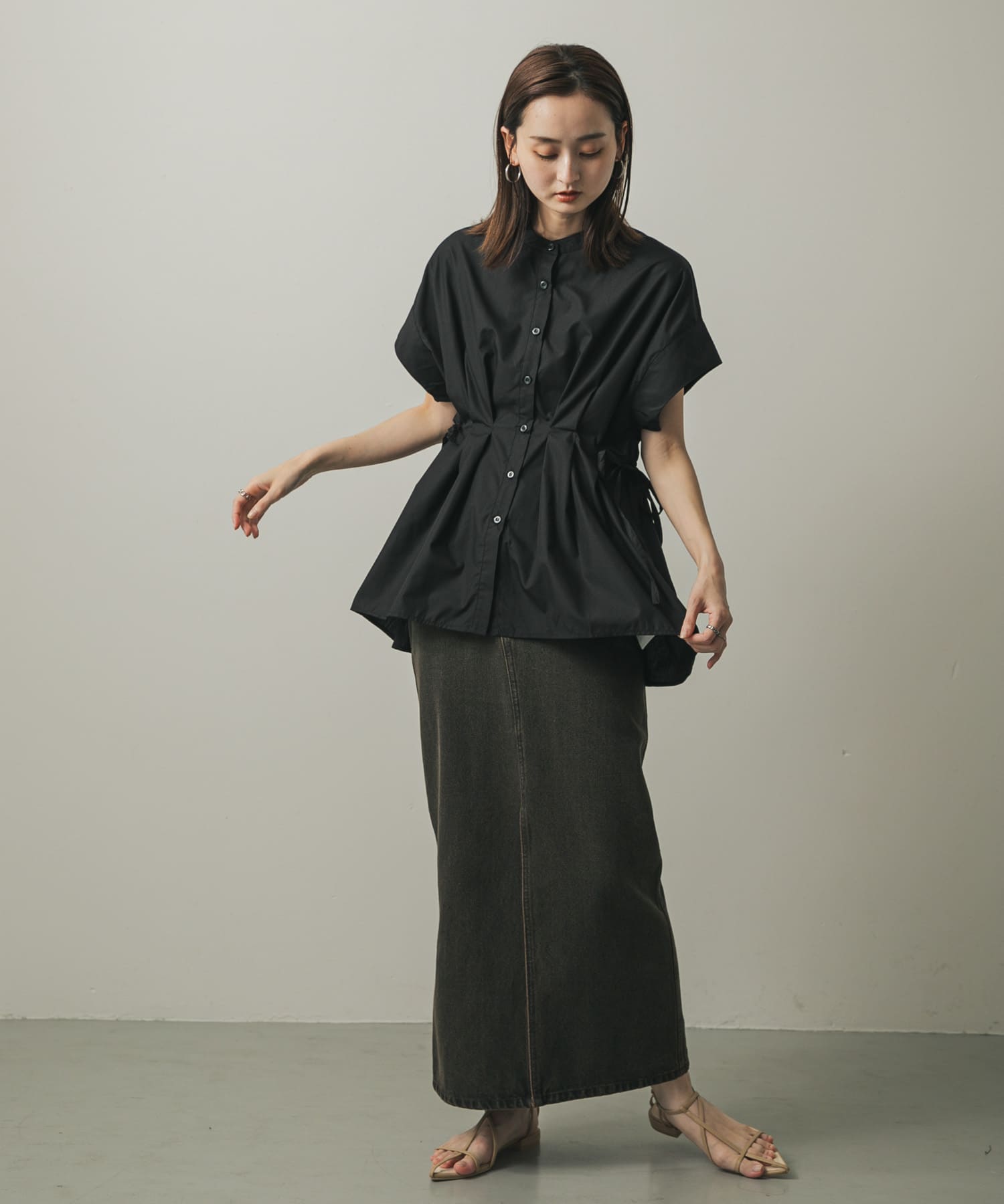 身長：169cm サイズ：one