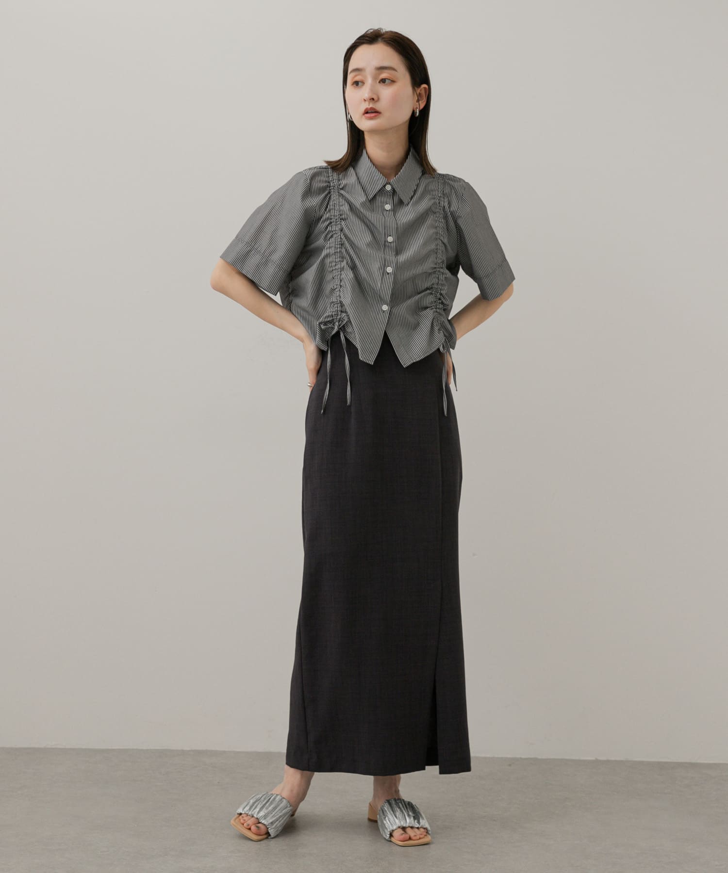 身長：169cm サイズ：one