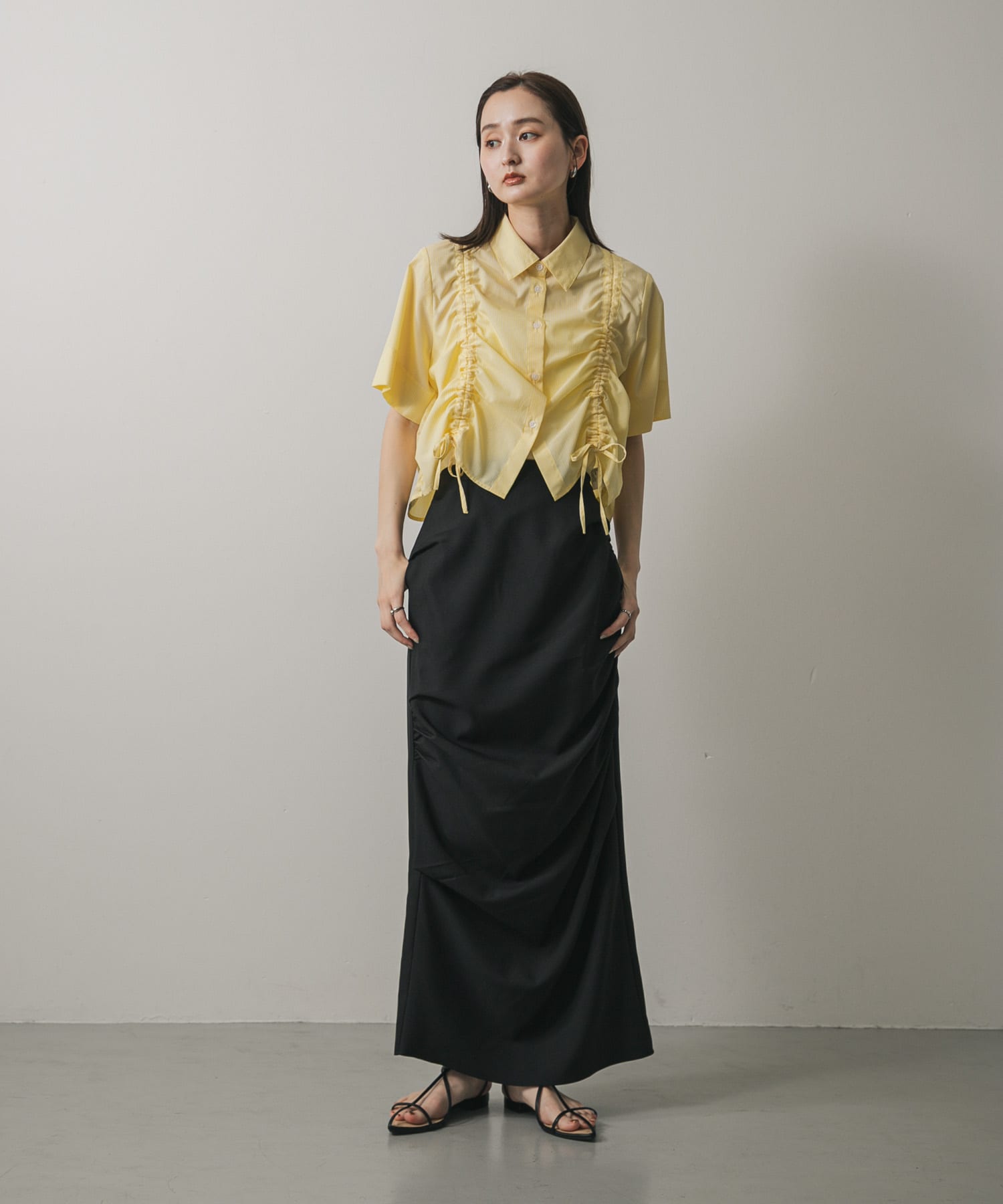 身長：169cm サイズ：one