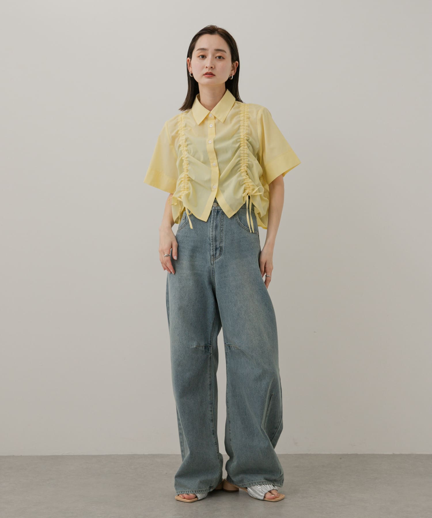 身長：169cm サイズ：one