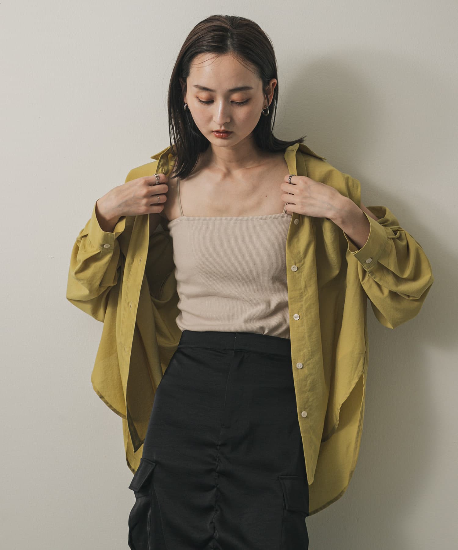身長：169cm サイズ：one