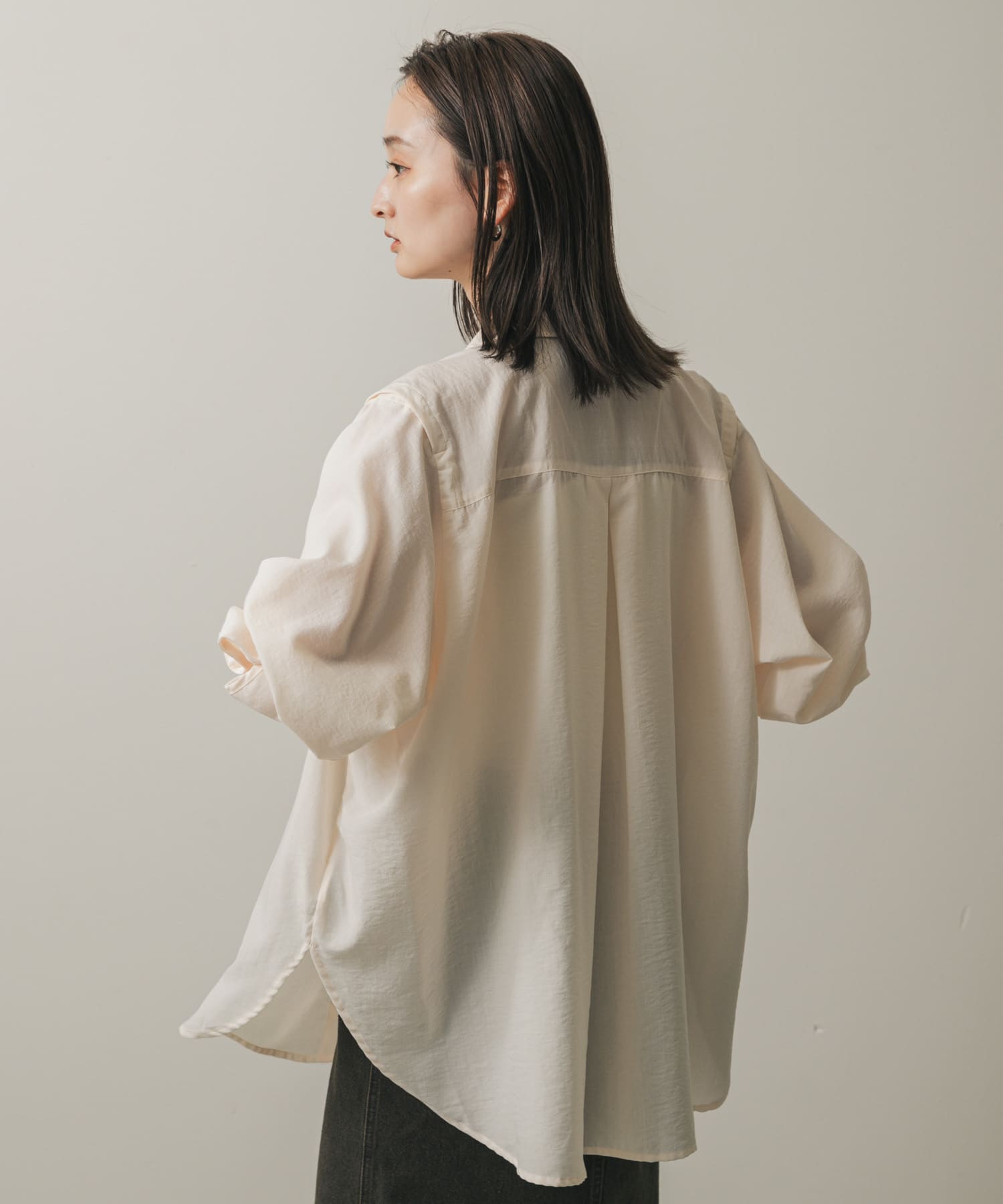 身長：169cm サイズ：one