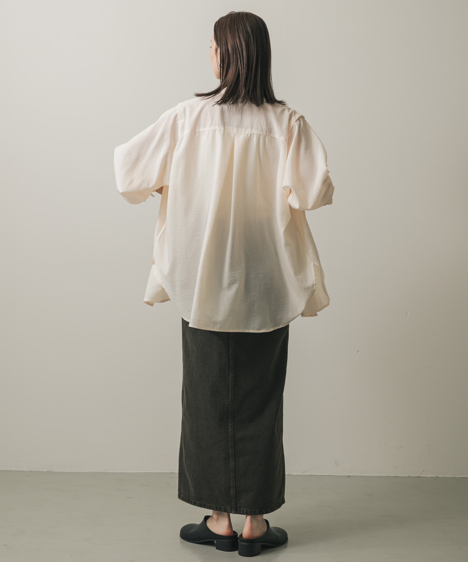 身長：169cm サイズ：one