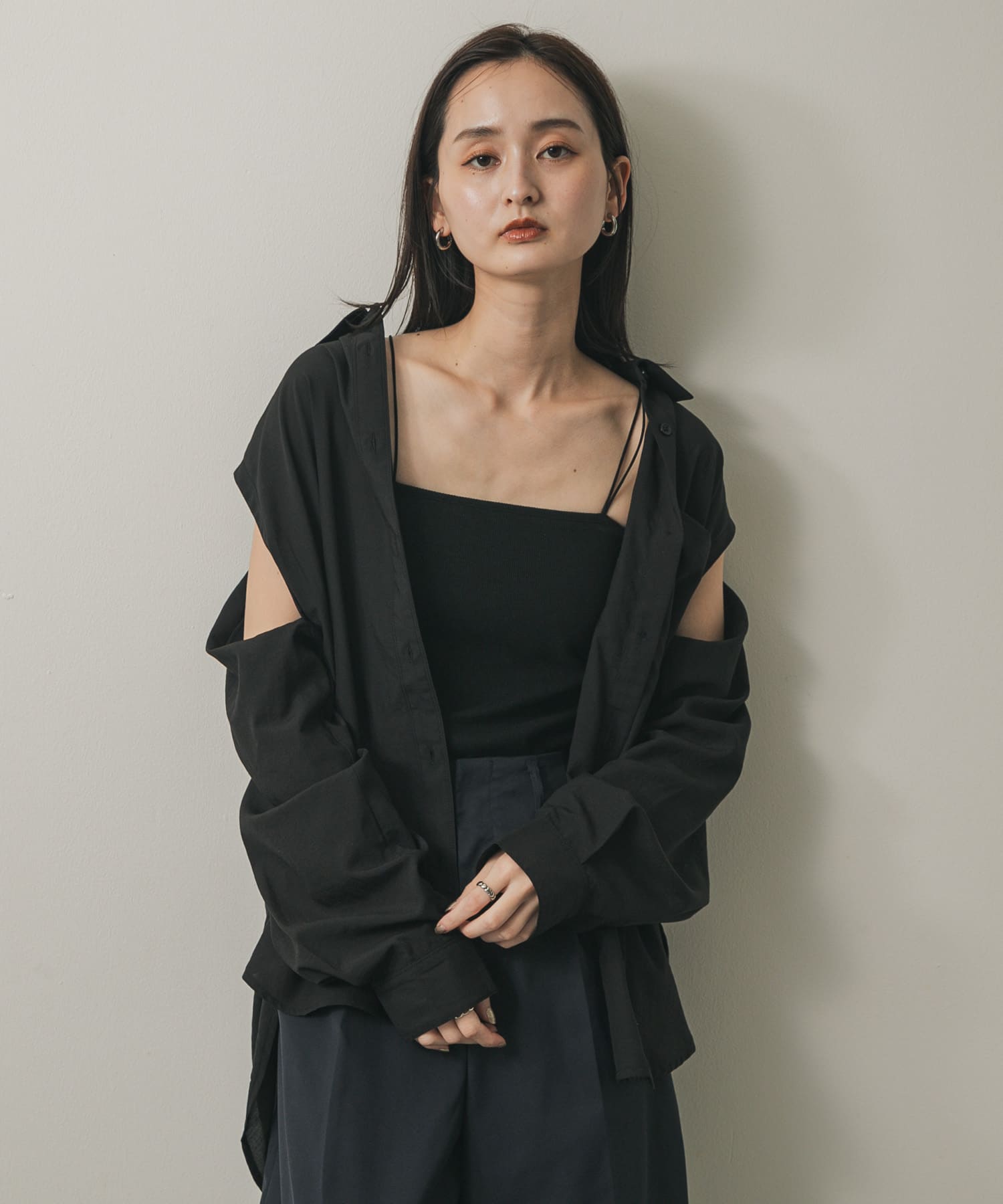 身長：169cm サイズ：one