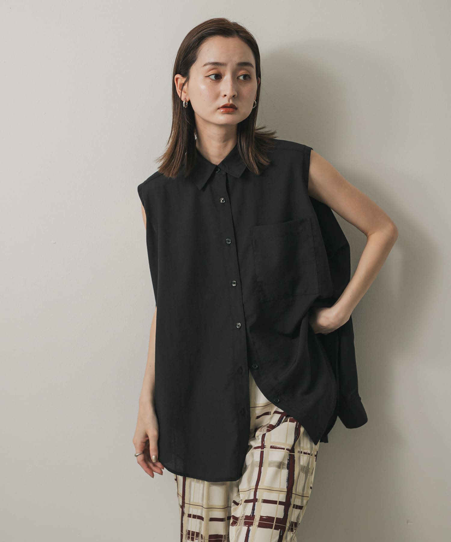身長：169cm サイズ：one