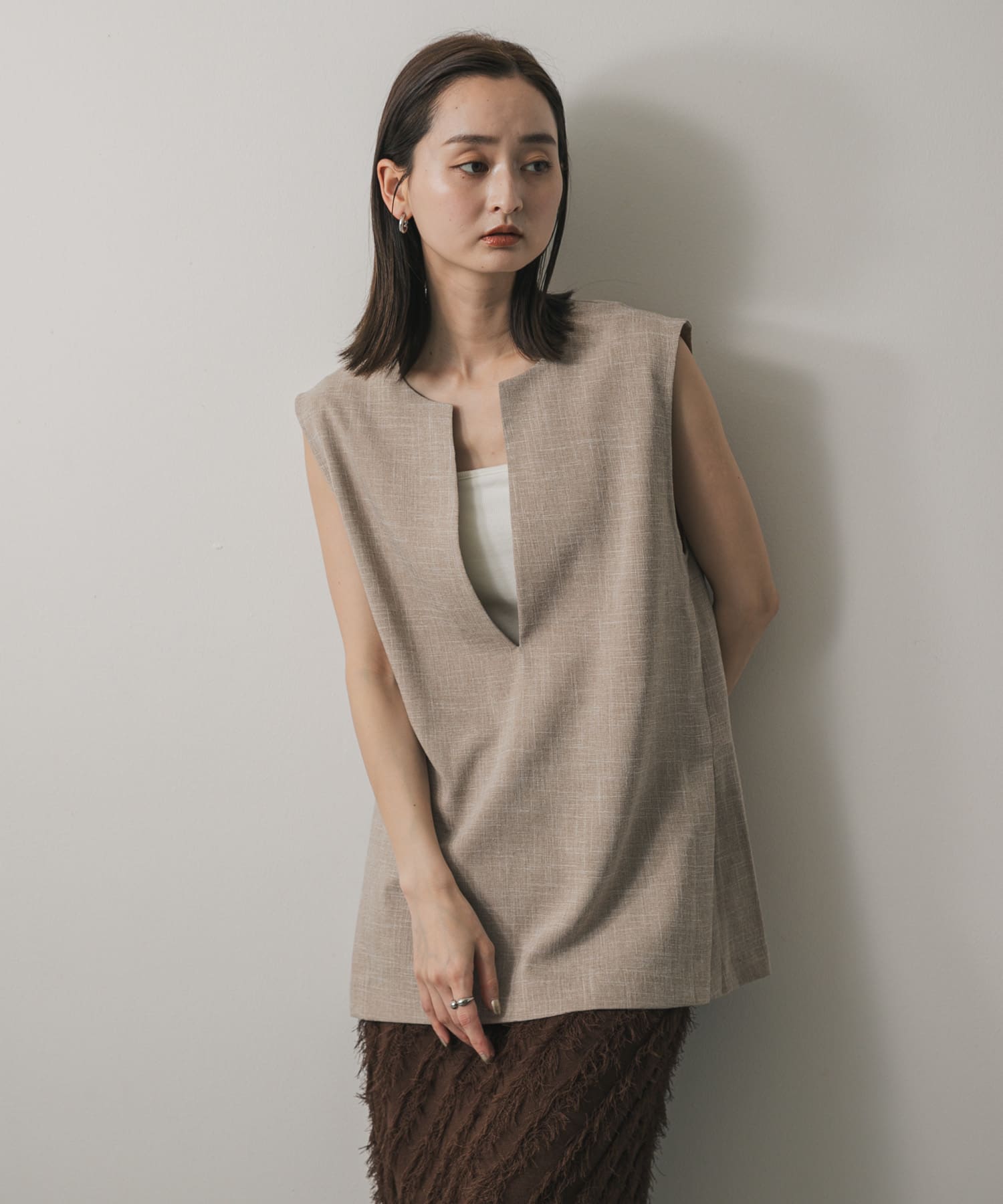 身長：169cm サイズ：one
