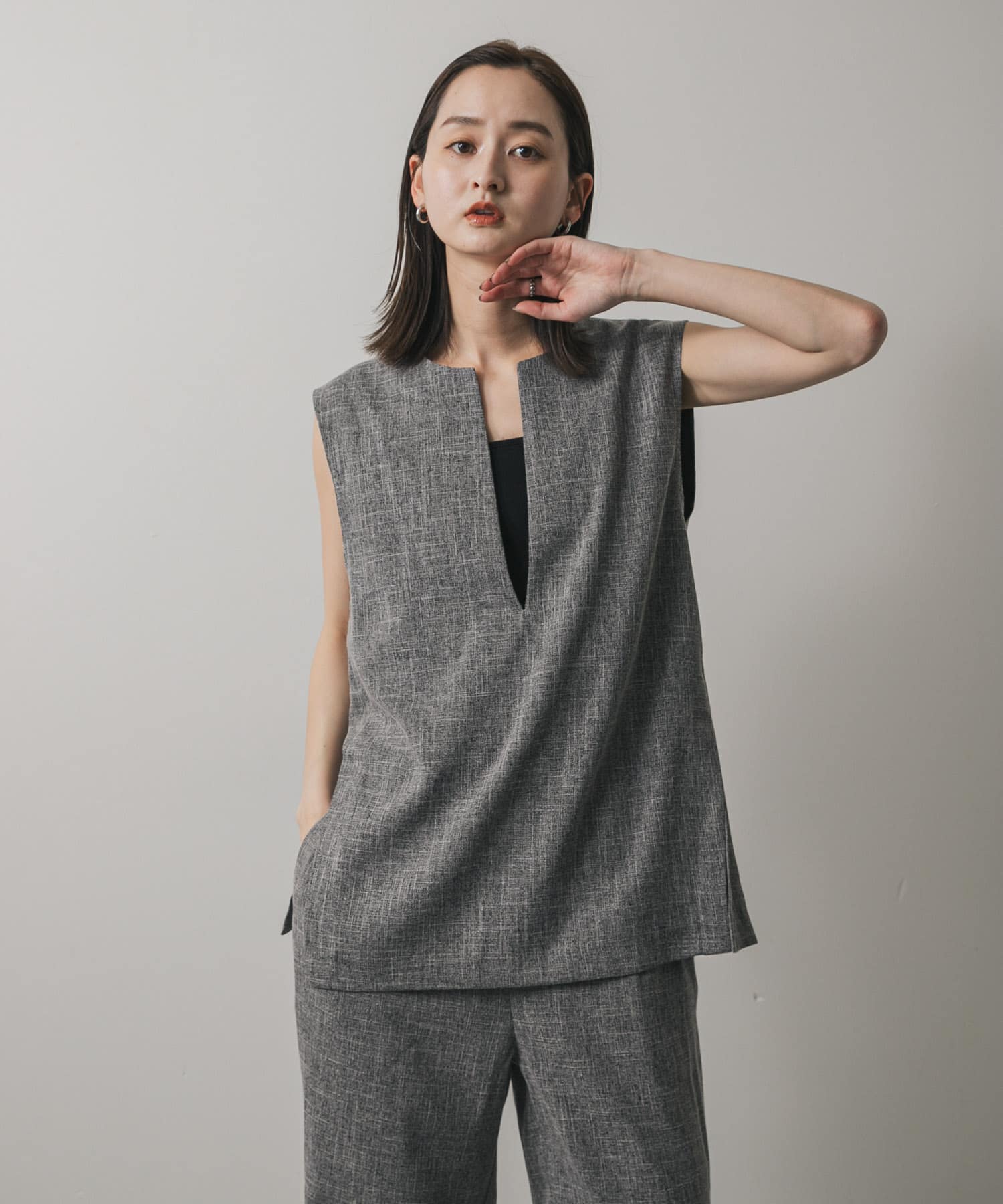 身長：169cm サイズ：one