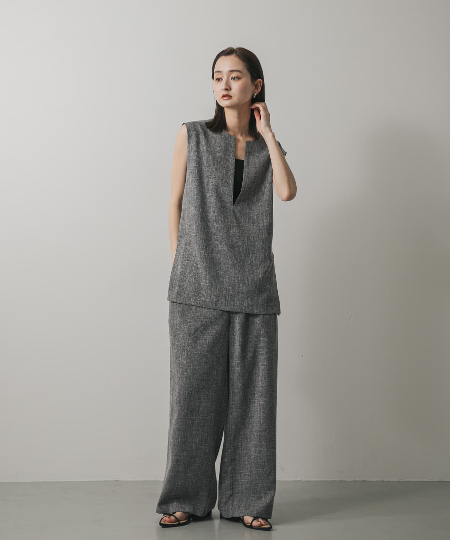 身長：169cm サイズ：one